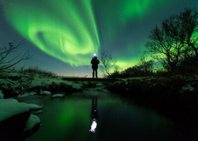 Aurora borealis, The Northern Lights (c) Bjarne Riesto / Visit Varanger Arctic Norway